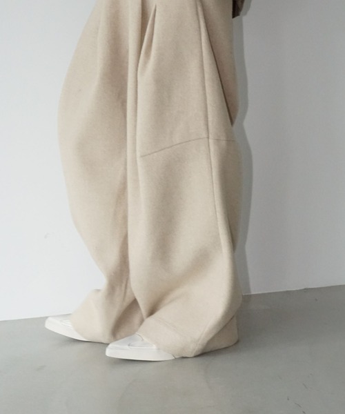 chuclla（チュクラ）の「ニュアンスカラーウールパンツ chw25a104（その他パンツ・レディース・アイボリー/ピンク/ブラック・S/M/L）」の9枚目の写真