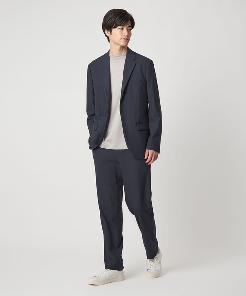 green label relaxing（グリーンレーベルリラクシング）の「TRA シャーク ナロー ジャケット（テーラードジャケット・メンズ・ネイビー/ダークグレー/モカ・S/M/L/XL）」の18枚目の写真