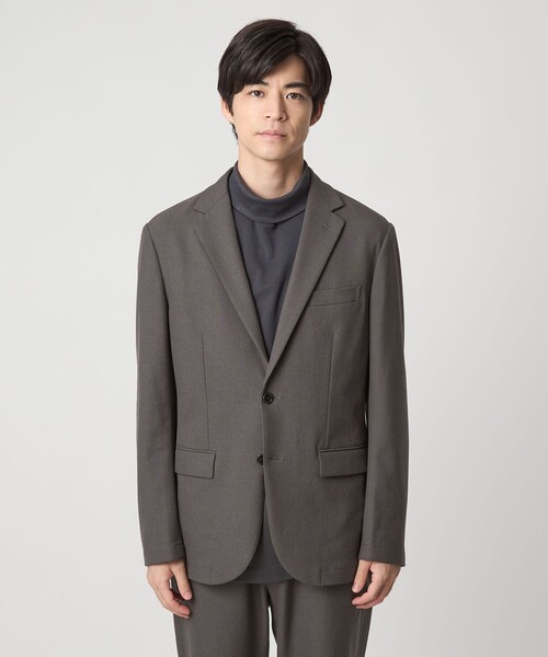 green label relaxing（グリーンレーベルリラクシング）の「TRA シャーク ナロー ジャケット（テーラードジャケット・メンズ・ネイビー/ダークグレー/モカ・S/M/L/XL）」の17枚目の写真