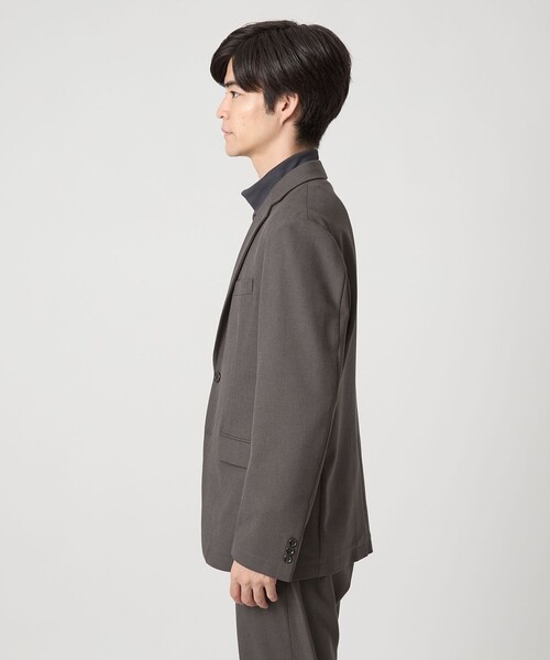 green label relaxing（グリーンレーベルリラクシング）の「TRA シャーク ナロー ジャケット（テーラードジャケット・メンズ・ネイビー/ダークグレー/モカ・S/M/L/XL）」の16枚目の写真