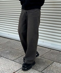 NYLAUS（ナイラス）の「【Nylaus】ヴィンテージ デニムワイドパンツ デニムパンツ ワイドパンツ（デニムパンツ）」