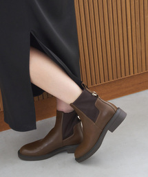 LE TALON ルタロン 24AW レザーモールドチェルシーショートブーツ S 追加》レザーモールドチェルシーショートブーツ（ブーティ・ショート