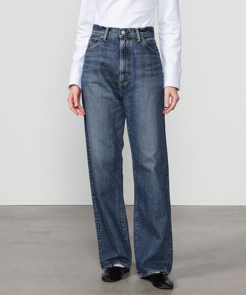 THE SHINZONE（ザ　シンゾーン）の「THE SHINZONE | MARILYN DENIM BLUE WOMEN（デニムパンツ・レディース・ブルー・32/34/36）」の4枚目の写真