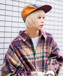 BEVERLY HILLS POLO CLUB | 【BEVERLY HILLS POLO CLUB/ビバリーヒルズポロクラブ】シャギーチェックジャケット(その他アウター)