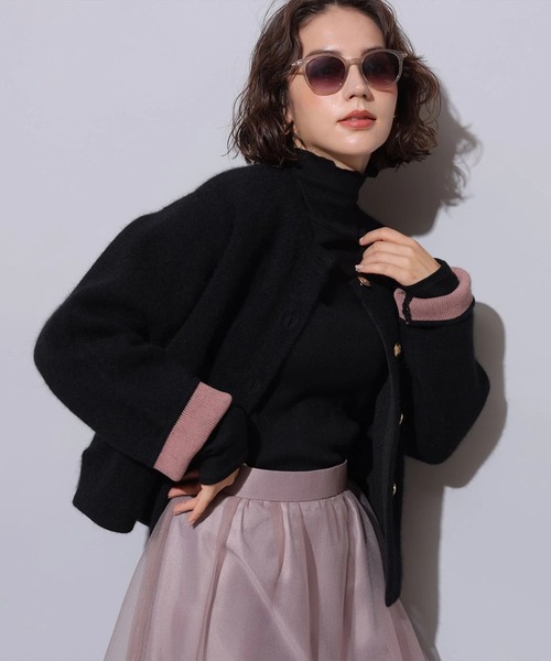 金ボタンFURニットジャケット（ニット/セーター）｜Arpege story