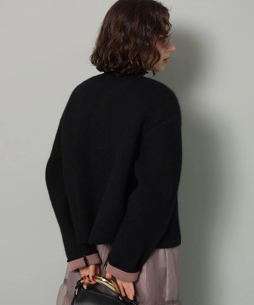 金ボタンFURニットジャケット（ニット/セーター）｜Arpege story