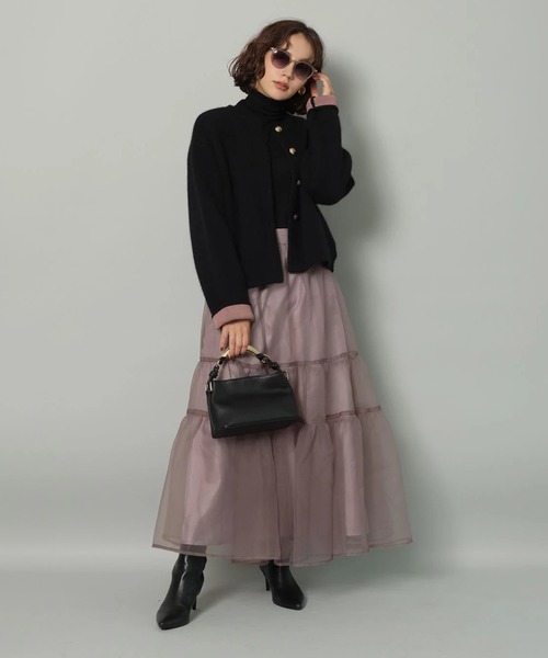 Arpege story 金ボタンFURニットジャケット 2025AW 金ボタンFURニットジャケット | カーデ | Arpege story（アルページュ