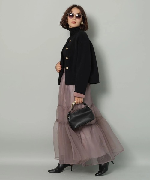 金ボタンFURニットジャケット（ニット/セーター）｜Arpege story