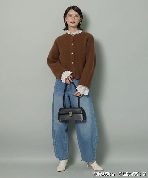 金ボタンFURニットジャケット（ニット/セーター）｜Arpege story