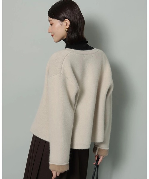 金ボタンFURニットジャケット（ニット/セーター）｜Arpege story