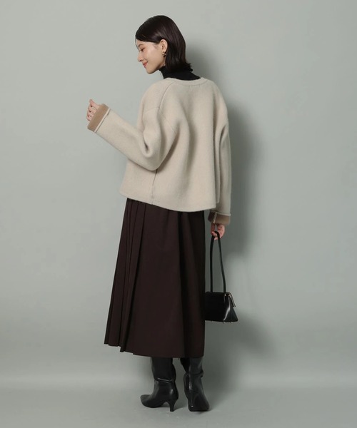 金ボタンFURニットジャケット（ニット/セーター）｜Arpege story