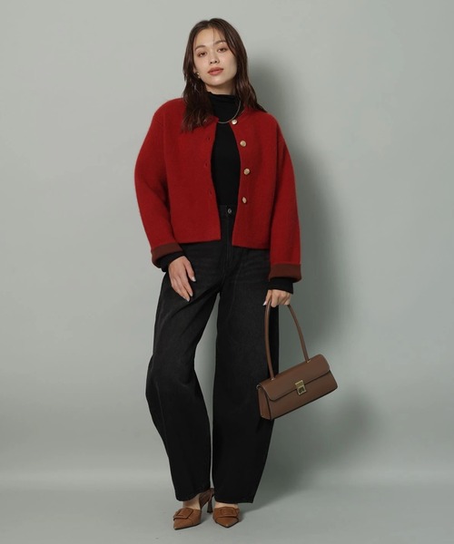 Arpege story 金ボタンFURニットジャケット 2025AW 店舗限定》金ボタンFURニットジャケット | カーデ | Arpege story