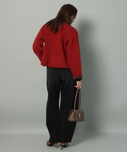 金ボタンFURニットジャケット（ニット/セーター）｜Arpege story