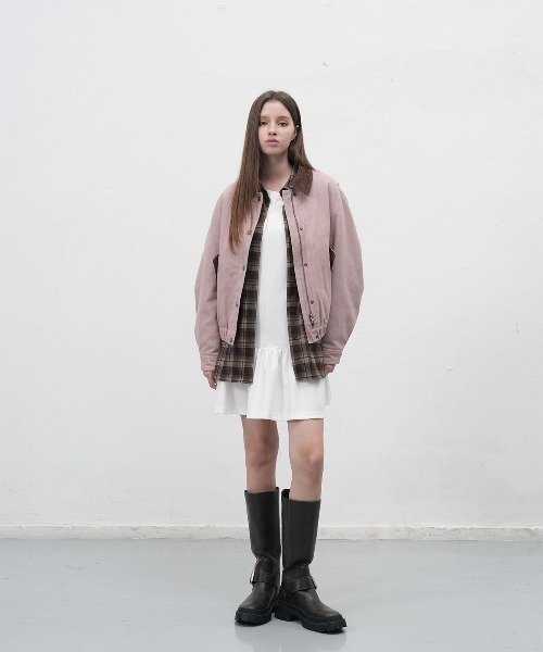 GENERAL IDEA(ジェネラルアイデア)の「【GENERAL IDEA】コーデュロイ襟ワークジャケット / CORDUROY COLLAR PADDING WORK JACKET(ブルゾン・レディース・カーキ/ピンク・L/M/S)」の16枚目の写真