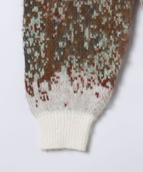 JEANASIS(ジーナシス)の「landscape ブラッシュプルオーバー/610575(ニット/セーター・レディース・ブラック系その他/グレー系その他/グリーン系その他・FREE)」の7枚目の写真