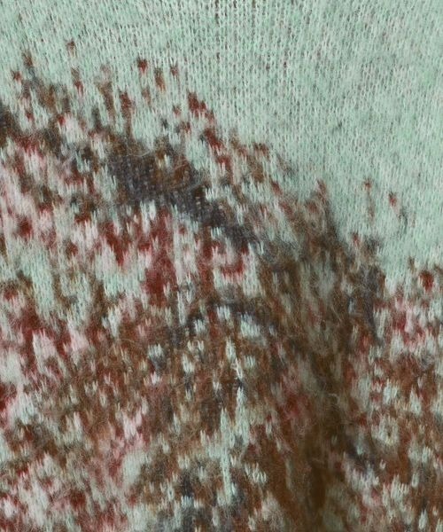 JEANASIS(ジーナシス)の「landscape ブラッシュプルオーバー/610575(ニット/セーター・レディース・ブラック系その他/グレー系その他/グリーン系その他・FREE)」の10枚目の写真