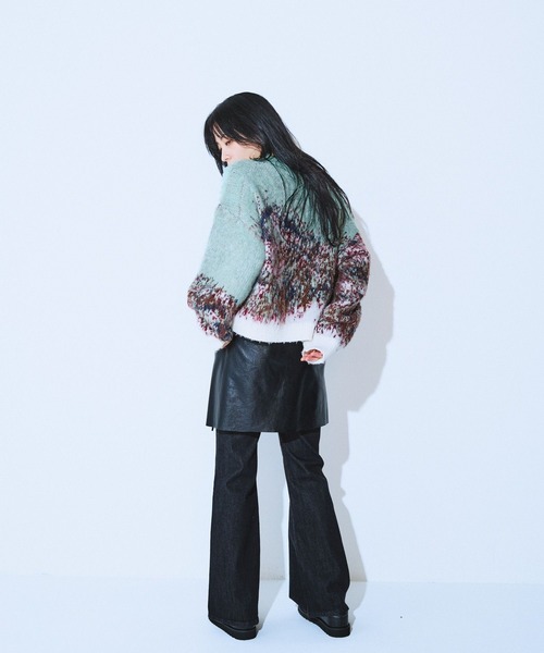 JEANASIS(ジーナシス)の「landscape ブラッシュプルオーバー/610575(ニット/セーター・レディース・ブラック系その他/グレー系その他/グリーン系その他・FREE)」の19枚目の写真