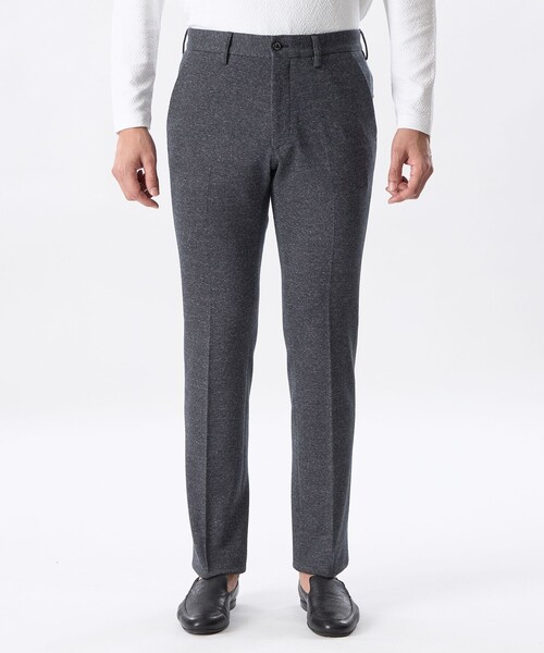 EPOCA UOMO(エポカウォモ)の「【セットアップ対応】ウールジャージーパンツ(その他パンツ・メンズ・チャコールグレー/ダークネイビー・48/46)」の6枚目の写真