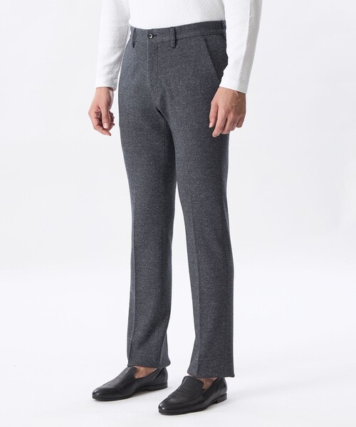 EPOCA UOMO(エポカウォモ)の「【セットアップ対応】ウールジャージーパンツ(その他パンツ・メンズ・チャコールグレー/ダークネイビー・48/46)」の7枚目の写真
