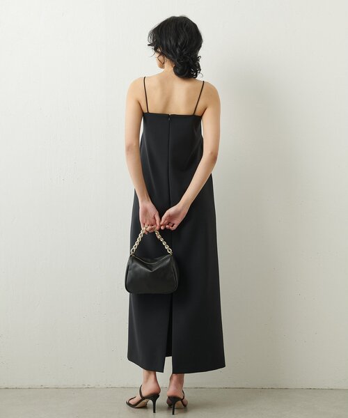 Whim Gazette(ウィムガゼット)の「キャミワンピース(ワンピース・レディース・ブラック/オフホワイト・FREE)」の5枚目の写真