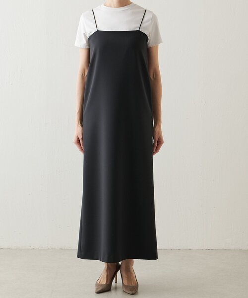 Whim Gazette(ウィムガゼット)の「キャミワンピース(ワンピース・レディース・ブラック/オフホワイト・FREE)」の11枚目の写真