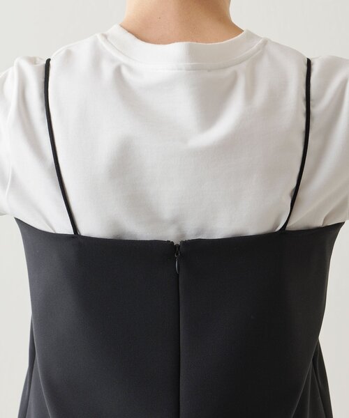 Whim Gazette(ウィムガゼット)の「キャミワンピース(ワンピース・レディース・ブラック/オフホワイト・FREE)」の15枚目の写真