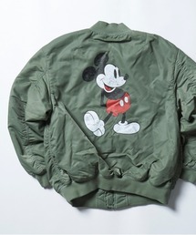 JACKSON MATISSE(ジャクソンマティス)の【JACKSON MATISSE/ジャクソンマティス】Mickey Mouse MA-1 ミッキーマウス バックプリント(MA-1)