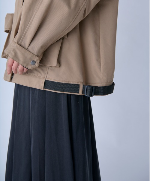 c/est(シーエ)の「【 c/est / シーエ 】 EESTERA -TUCK PLEATS SKIRT- / タックプリーツスカート 2536002 API(スカート・レディース・ブラック/ブラウン・FREE)」の3枚目の写真