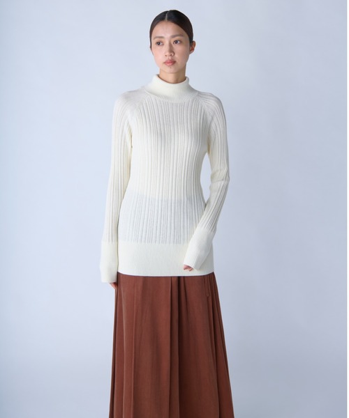 c/est(シーエ)の「【 c/est / シーエ 】 EESTERA -TUCK PLEATS SKIRT- / タックプリーツスカート 2536002 API(スカート・レディース・ブラック/ブラウン・FREE)」の6枚目の写真