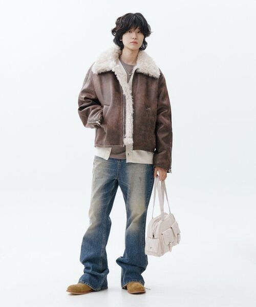 MUSINSA STANDARD（ムシンサスタンダード）の「[ヒートタンダード] クルーネック長袖Tシャツ [トープ]（Tシャツ/カットソー・メンズ・その他・MEDIUM/LARGE/X-LARGE/SMALL/XX-LARGE）」の5枚目の写真