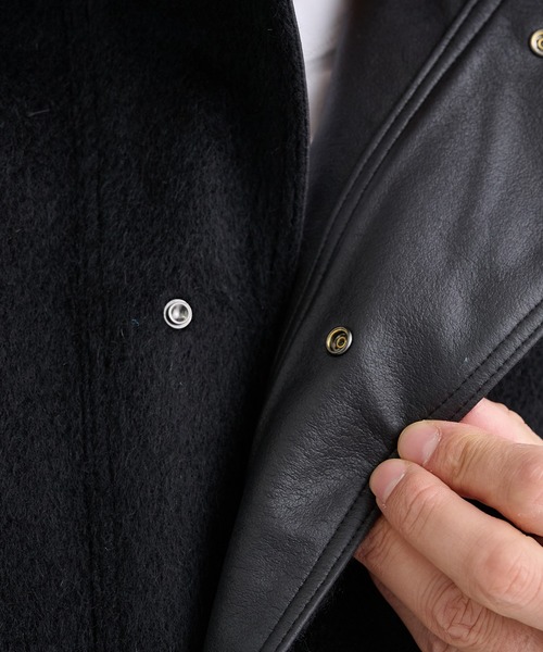 IRENISA（イレニサ）の「【irenisa/イレニサ】別注WOOL HOODED PARKA（ブルゾン・メンズ・ベージュ/ブラック/グリーン・2/3）」の11枚目の写真