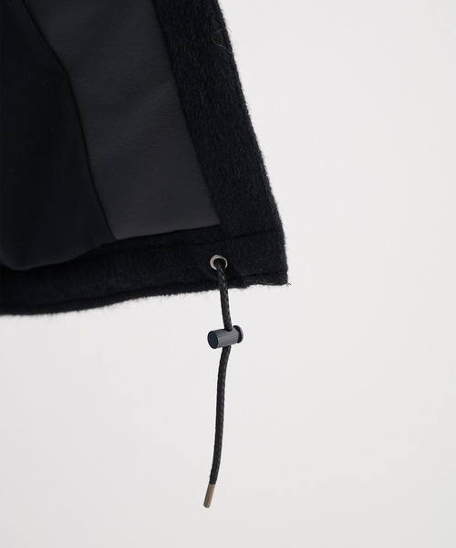 IRENISA（イレニサ）の「【irenisa/イレニサ】別注WOOL HOODED PARKA（ブルゾン・メンズ・ベージュ/ブラック/グリーン・2/3）」の13枚目の写真