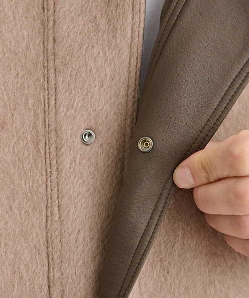 IRENISA（イレニサ）の「【irenisa/イレニサ】別注WOOL HOODED PARKA（ブルゾン・メンズ・ベージュ/ブラック/グリーン・2/3）」の22枚目の写真
