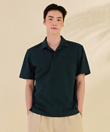 CHASECULT（チェイスカルト）の「男性モダン半オープンカラー半袖Tシャツ-DBRK5712D0G（ポロシャツ）」