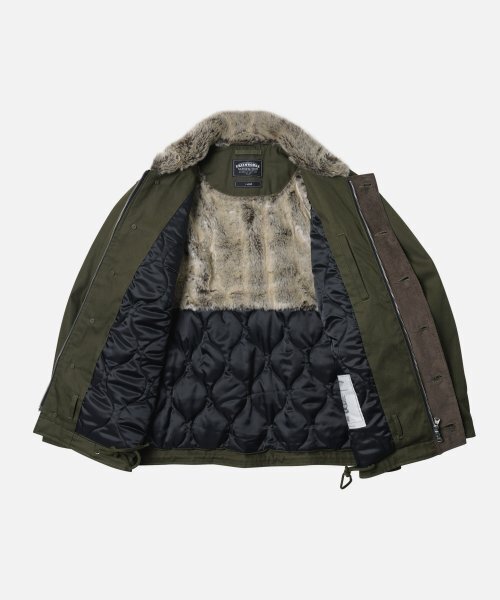 FRIZMWORKS(フリズムワークス)の「EDGAR N-1 DECK JACKET _ OLIVE(その他アウター・メンズ・その他・SMALL/MEDIUM/LARGE/X-LARGE)」の4枚目の写真