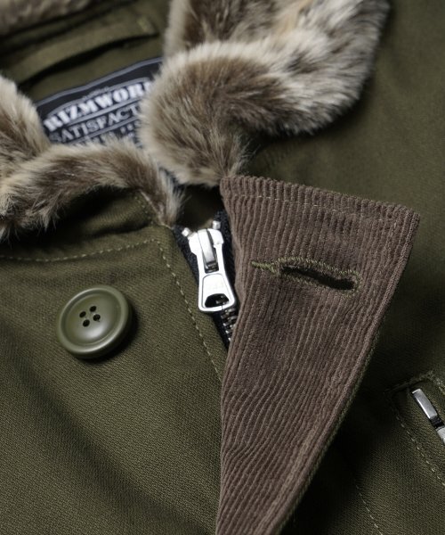 FRIZMWORKS(フリズムワークス)の「EDGAR N-1 DECK JACKET _ OLIVE(その他アウター・メンズ・その他・SMALL/MEDIUM/LARGE/X-LARGE)」の6枚目の写真