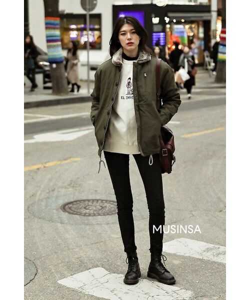 FRIZMWORKS(フリズムワークス)の「EDGAR N-1 DECK JACKET _ OLIVE(その他アウター・メンズ・その他・SMALL/MEDIUM/LARGE/X-LARGE)」の12枚目の写真
