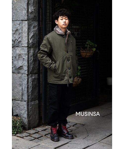 FRIZMWORKS(フリズムワークス)の「EDGAR N-1 DECK JACKET _ OLIVE(その他アウター・メンズ・その他・SMALL/MEDIUM/LARGE/X-LARGE)」の14枚目の写真