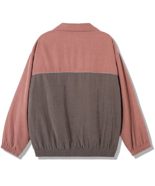 GUBIN(グビン)の「配色パイピングラインジャージ - インディピンク(ナイロンジャケット・レディース・その他・SMALL/MEDIUM/LARGE)」の3枚目の写真