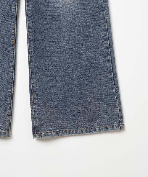 MILLO WOMEN（ミロウーマン）の「スタッドワイドジーン[ブルー]（デニムパンツ・レディース・その他・SMALL/MEDIUM）」の6枚目の写真