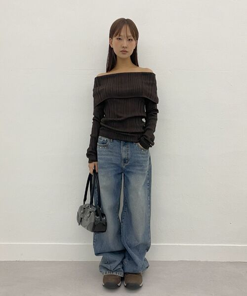 MILLO WOMEN（ミロウーマン）の「スタッドワイドジーン[ブルー]（デニムパンツ・レディース・その他・SMALL/MEDIUM）」の13枚目の写真