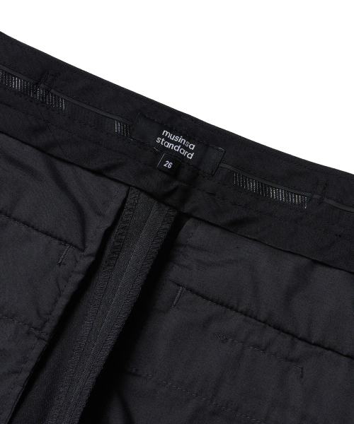 MUSINSA STANDARD WOMAN（ムシンサスタンダードウーマン）の「ウィメンズセミブーツカットヒドゥンバンディングスラックス[チャコールグレー]（スラックス・レディース・その他・34/32/30/31/24/25/26/27/28/29）」の5枚目の写真