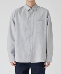 オーバーフィットオックスフォードシャツ（GREY）
