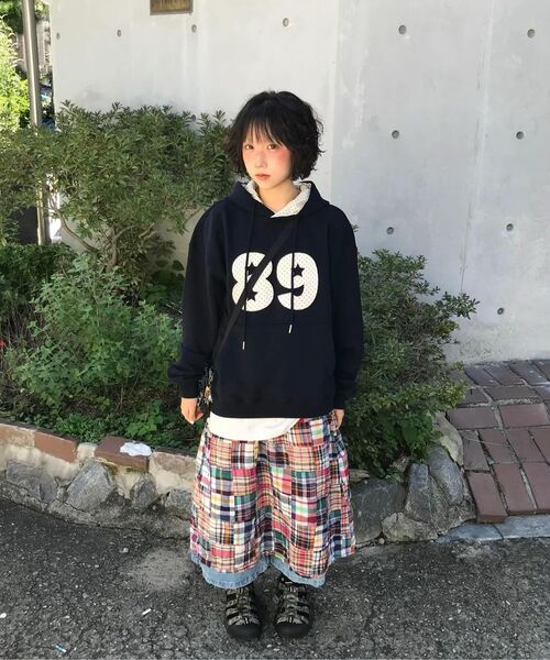 WaiKei（ワイケイ）の「89ドットアプリケフードパーカーグレー（パーカー・レディース・その他・1/2）」の9枚目の写真
