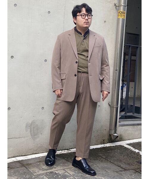 MUSINSA STANDARD（ムシンサスタンダード）の「キャロットヒドゥンバンディングクロップドスラックス[ダスティベージュ]（スラックス・メンズ・その他・27/28/29/30/26/31/32/33/34/36/38）」の13枚目の写真
