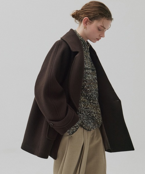 ワイドラペルコート（ステンカラーコート）｜PUBLIC TOKYO（パブリック