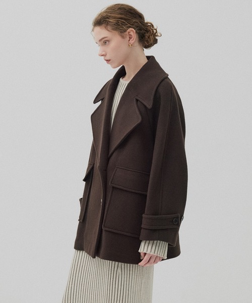 ワイドラペルコート（ステンカラーコート）｜PUBLIC TOKYO（パブリック