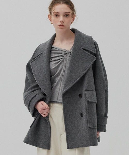 ワイドラペルコート（ステンカラーコート）｜PUBLIC TOKYO（パブリック