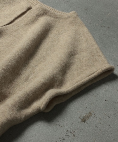 soulberry（ソウルベリー）の「キーネックのニットベスト（ベスト・レディース・ベージュ・M/L/LL/3L/4L/5L）」の12枚目の写真