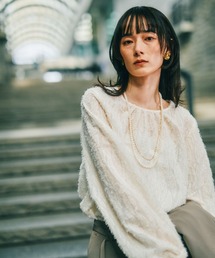 LEPSIM | 【入卒式／セレモニー】ジャガードギャザーブラウス　601002(シャツ/ブラウス)